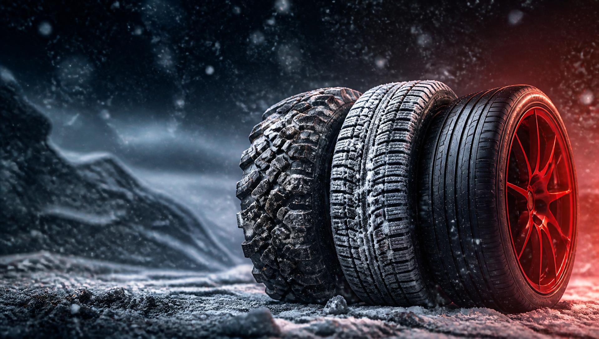 Mud-terrain, snow, and performance street tires